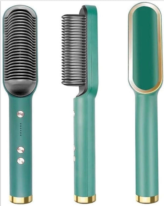 ANGENIL 2in1 Ceramic Hair Straightening Brush.