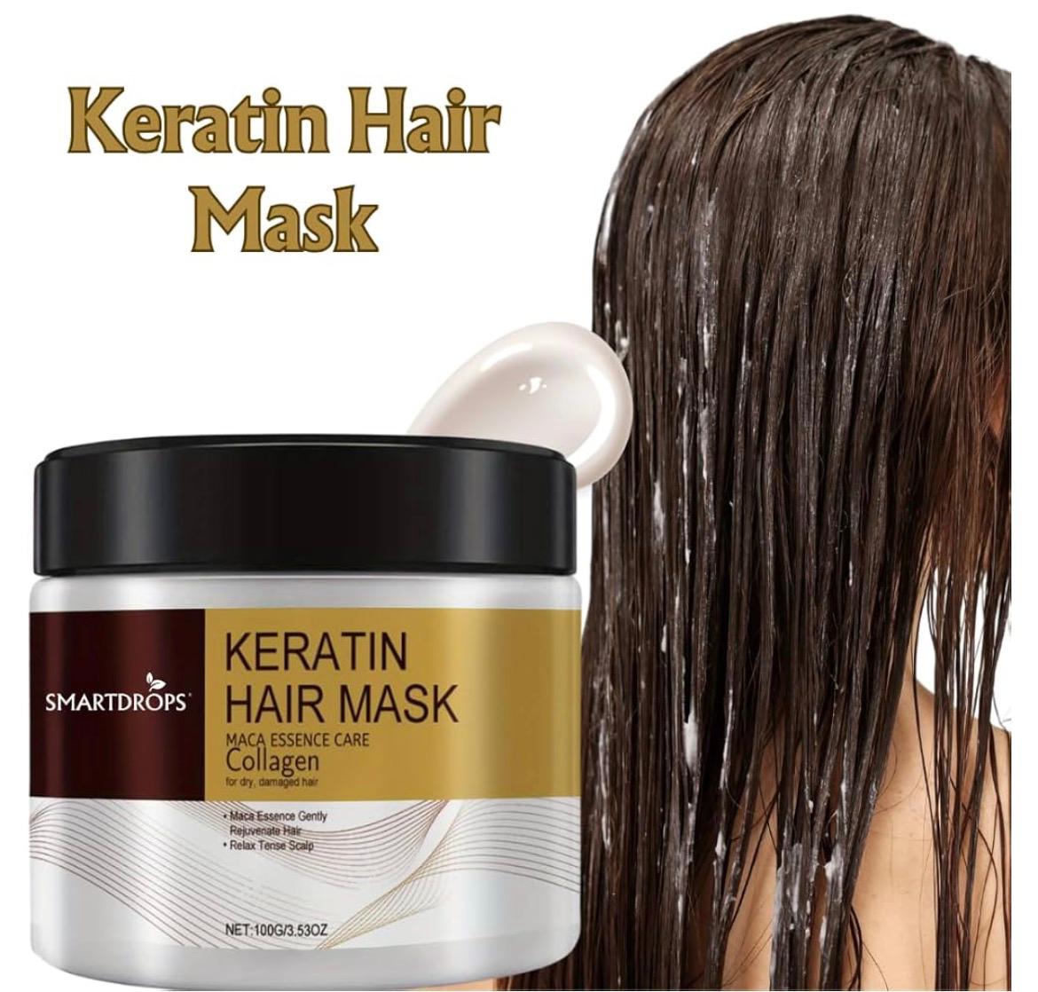 Keratin Repair Hair Mask | Deep Nourishment for Smooth, Soft & Frizz-Free Hair (100 g)