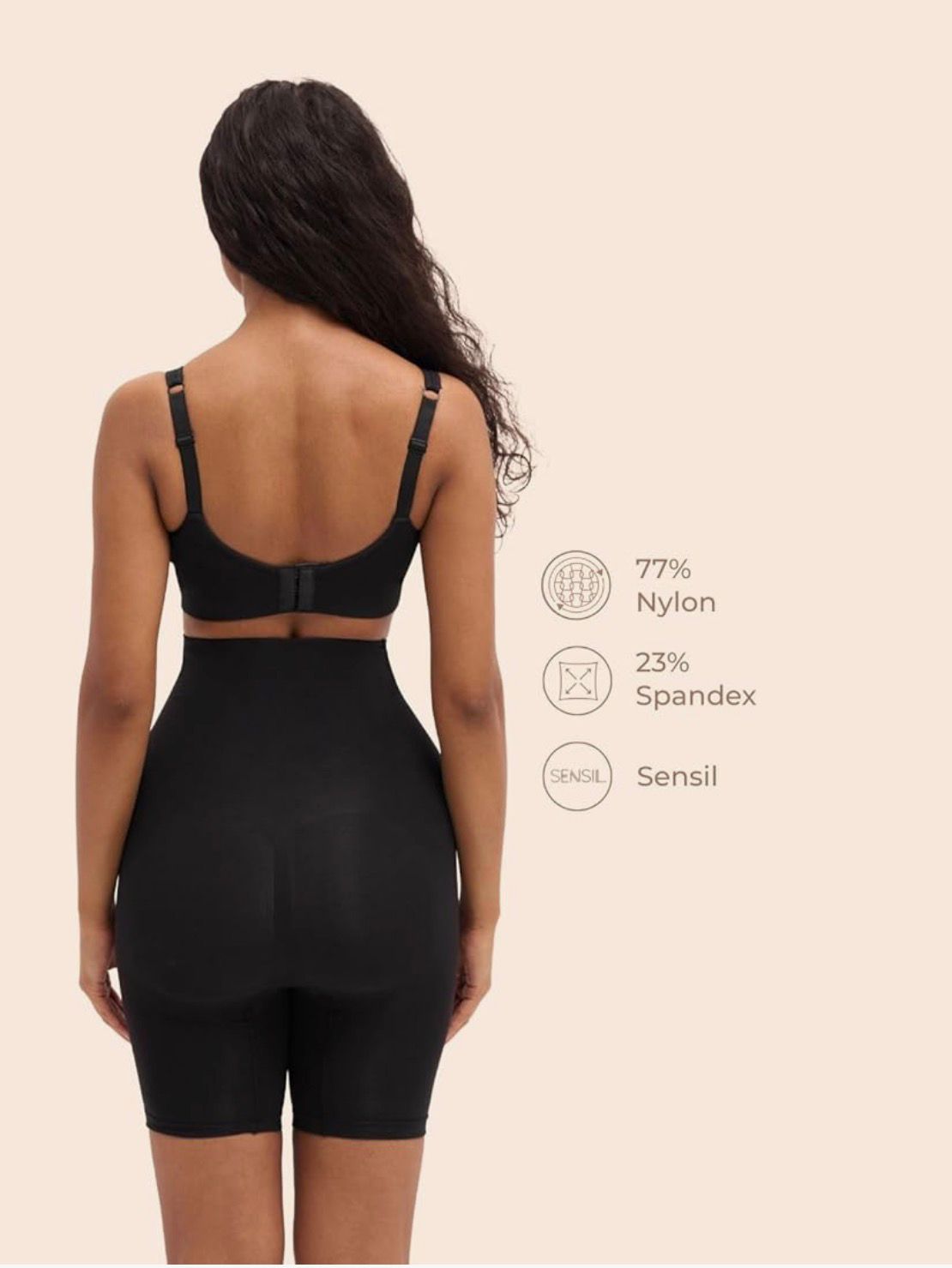 4-in-1 Quick Slim Tummy, Back, Thighs, Hips Body Shaper (Pack of 2)