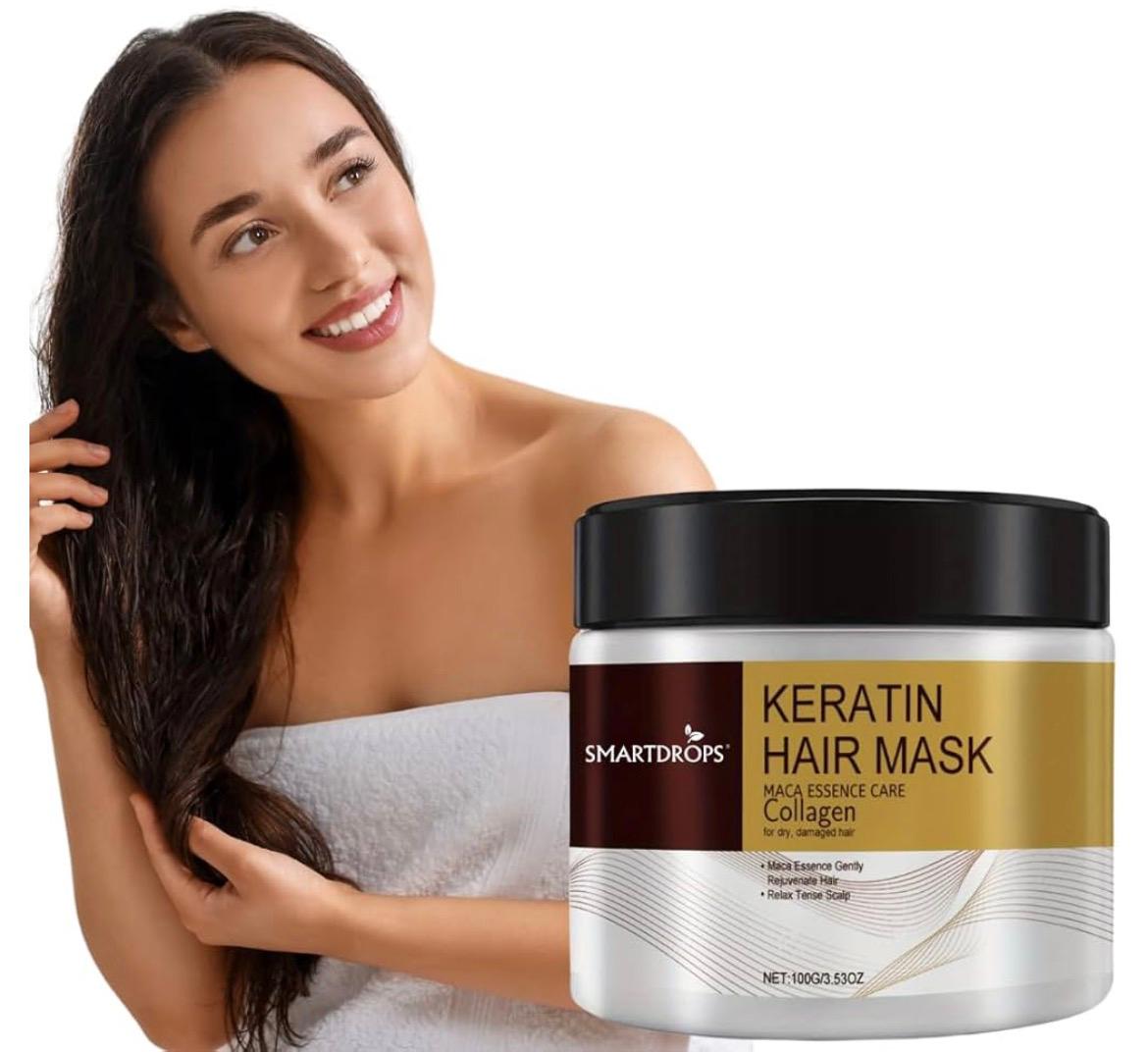 Keratin Repair Hair Mask | Deep Nourishment for Smooth, Soft & Frizz-Free Hair (100 g)