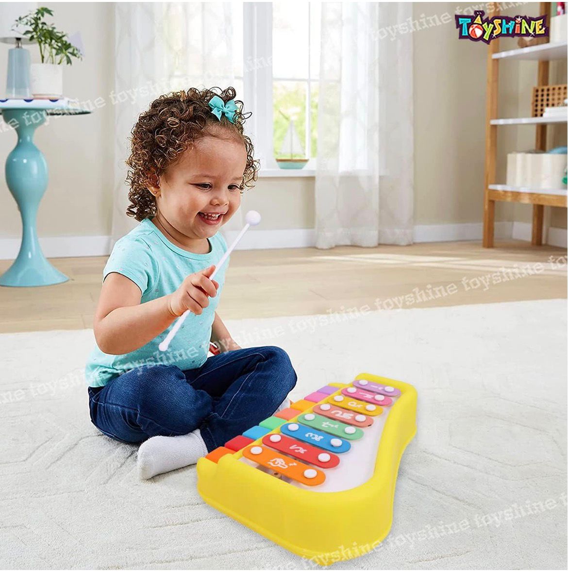 2-in-1 Piano & Xylophone Musical Toy for Kids | Battery-Free Educational Music Instrument (Ages 2+ Years)