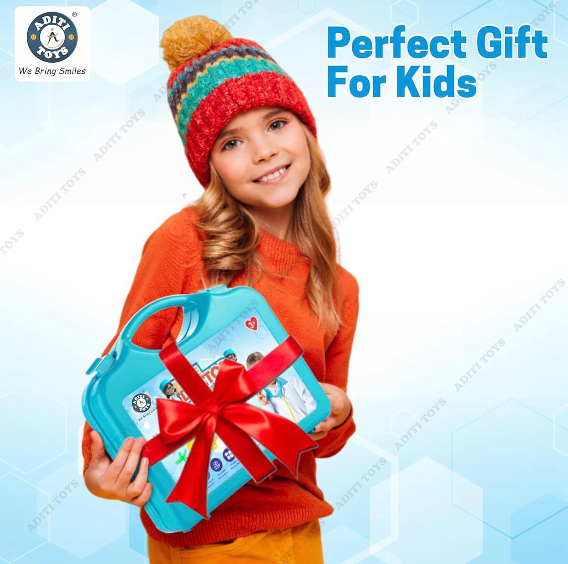 Kids Doctor Set with Stethoscope & Medical Tools | Educational Pretend Play Toy with Carry Case (Boys & Girls)